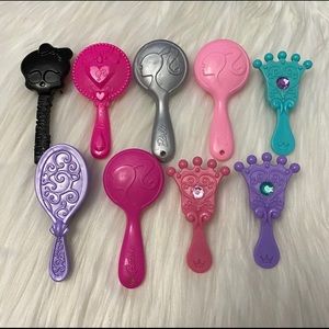 Barbie and Monster High Hair Brushes